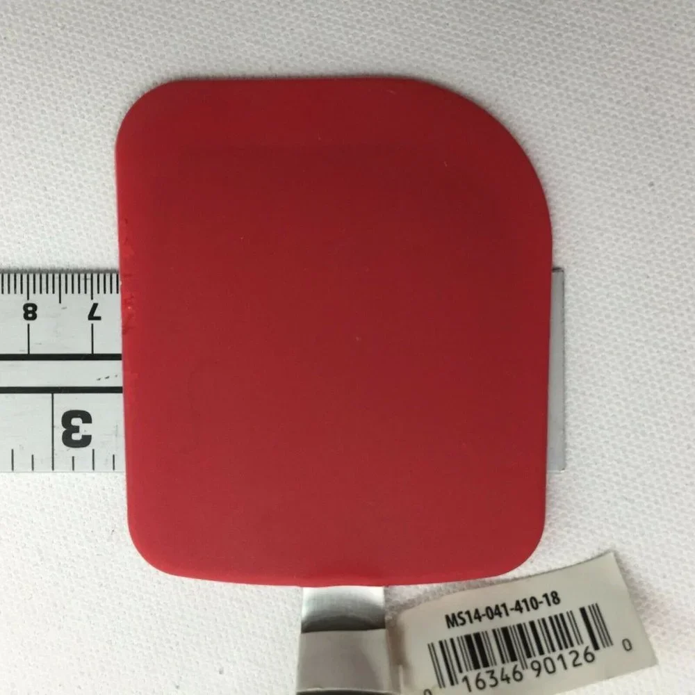Red Silicone Kitchen Utensils Mini Set Tongs Knife Spatulas Set of 5 Spoonula